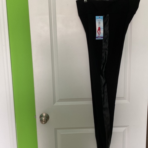 SPANX LEGGINGS WITH SILK STRIPE DETAIL - Picture 4 of 5